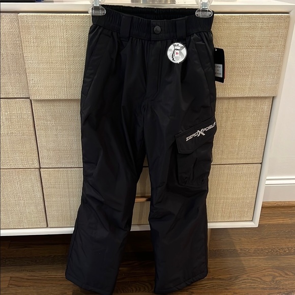 NWT ZeroXposur Youth Snow Pants Black Small 8 - Picture 1 of 4